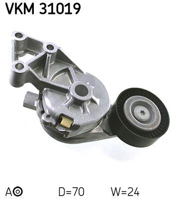 Rolo tensor da correia trapezoidal estriada SKF ref. VKM 31019